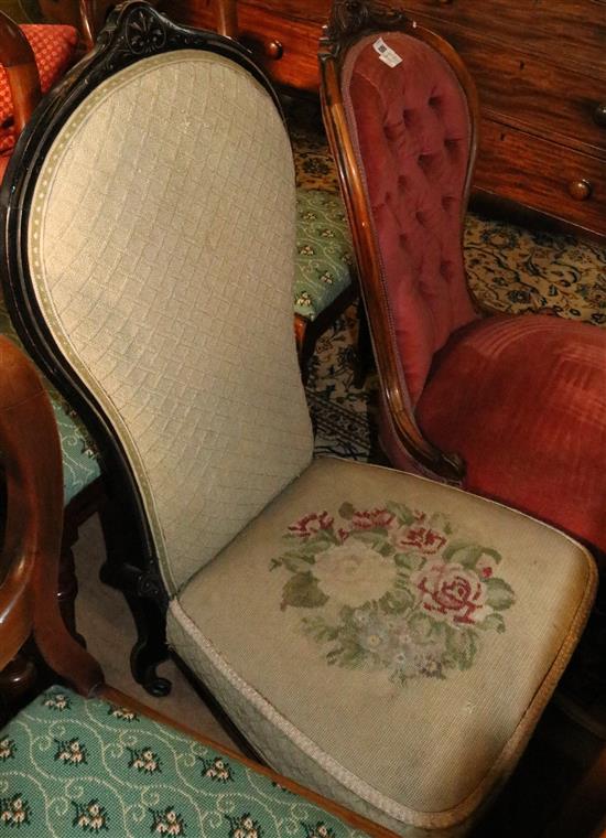 Edwardian nursing chair(-)